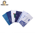 New Promotional rectangular airline airsickness bag with pinch bottom(block bottom)